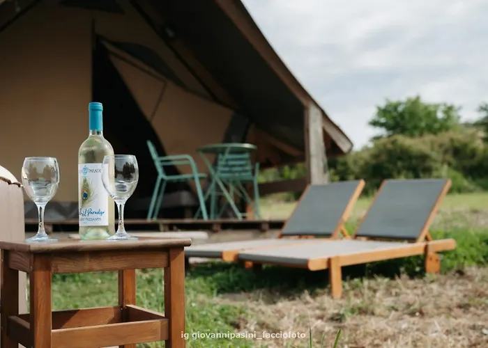 אוהל מפואר Glamping Pettirosso *